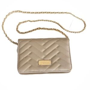 NWOT Bebe Los Angeles Sophia Tan Crossbody chain Strap Purse